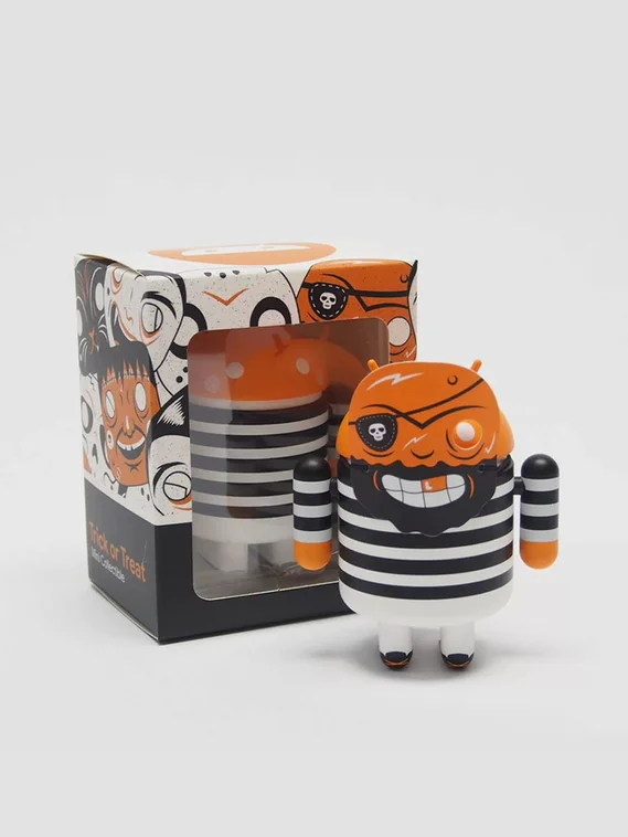 Android Mini Collectible Figure Special Edition Halloween, робот коллекционный, хеллоуин (Trick or Treat)