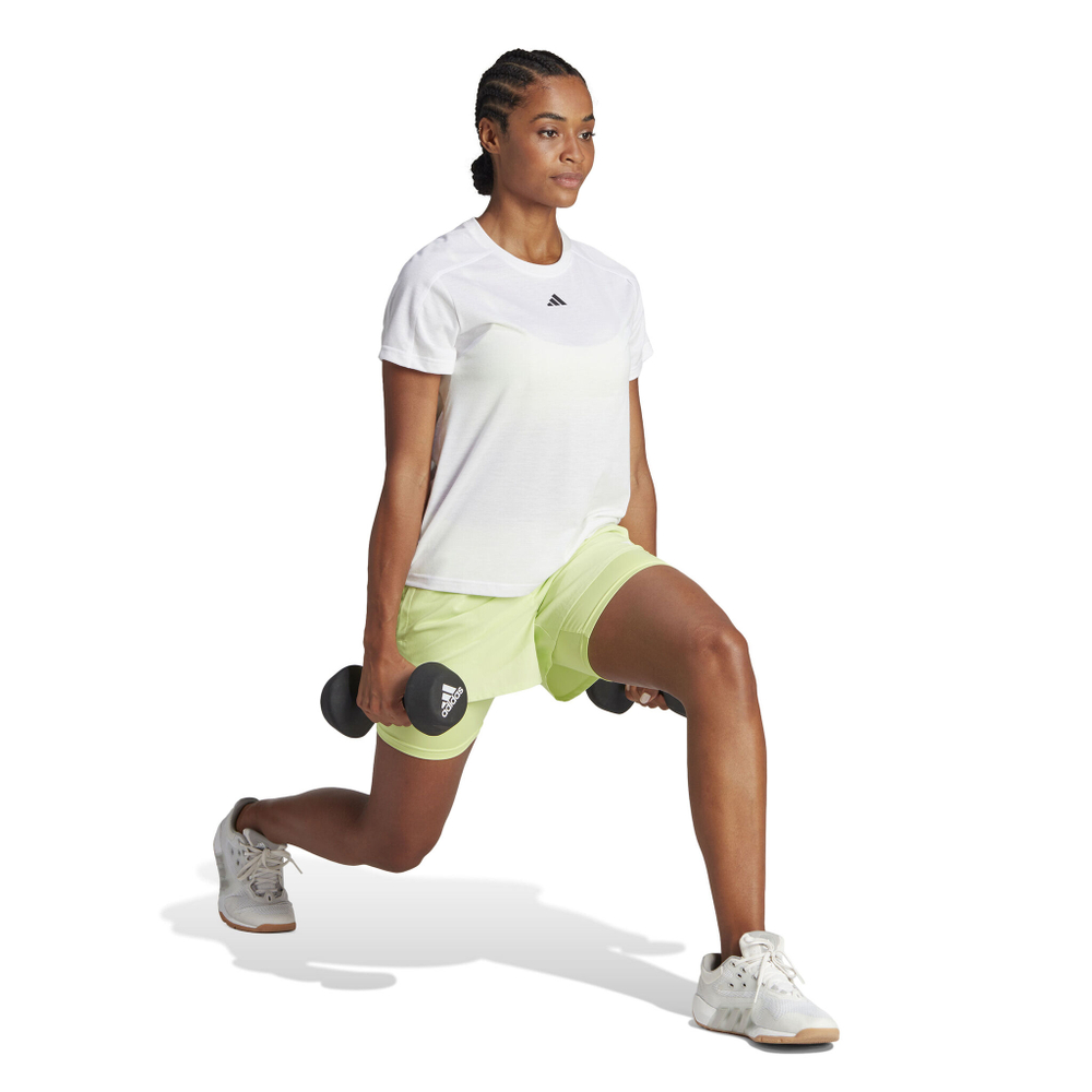 Женские теннисные шорты adidas MIN 2in1 Shorts Women - Lime