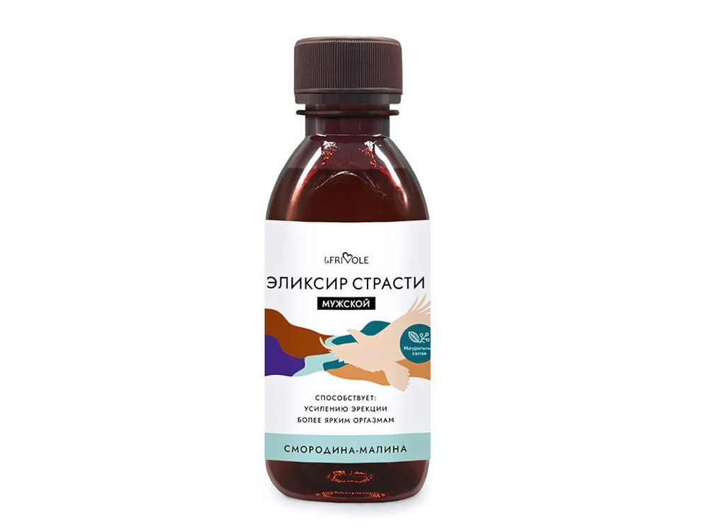 Мужской Эликсир страсти (Смородина-малина) 250мл (Цвет: прозрачный)