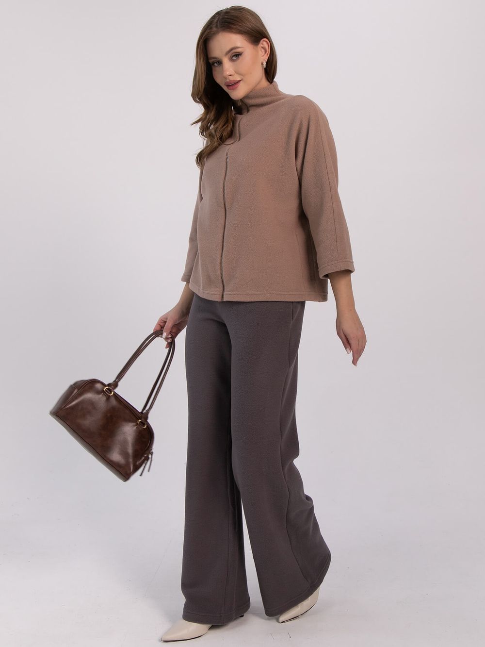Костюм на молнии Лама (бежевый) К16460-10М LT Collection