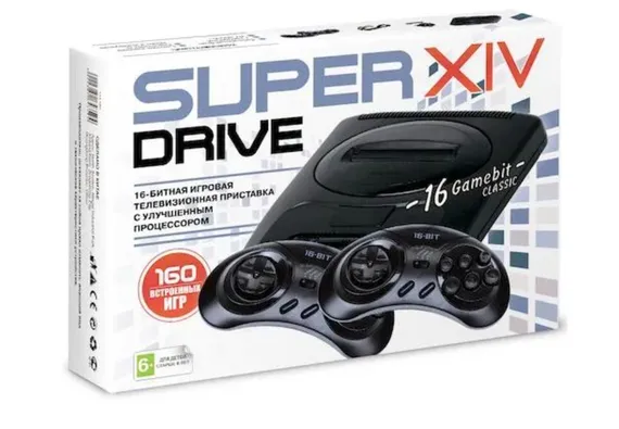 Игровая приставка 16gamebit Super Drive Classic S14 (160в1)