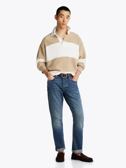Свитер мужской TOMMY HILFIGER KNITTED STRIPED RUGB