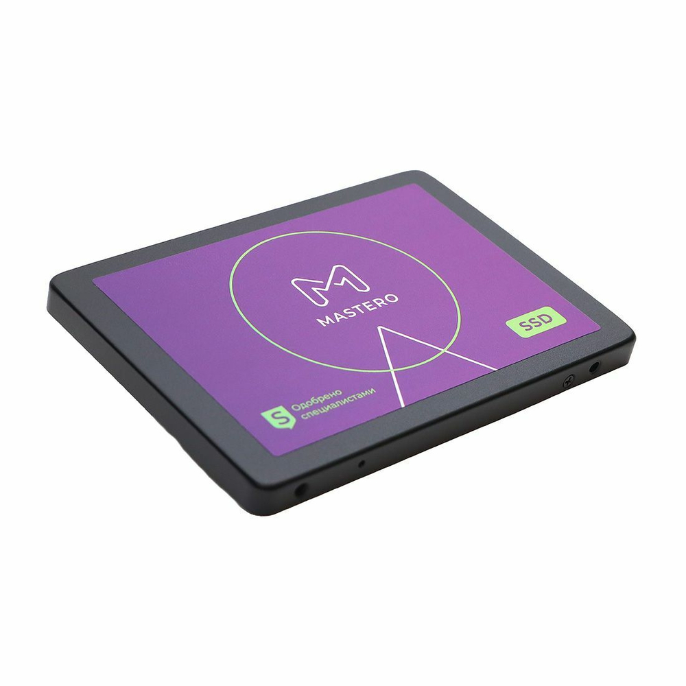 SSD Mastero 2Тб, 2.5", SATA3, Retail, TLC, Чтение:550мб/с, Запись:480мб/с (MST-SSD-2TB)