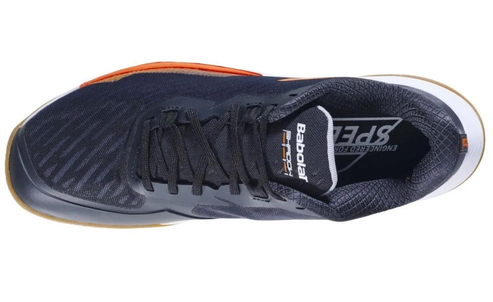 Мужские кроссовки для сквоша/бадминтона Babolat Shadow Tour 5 - black/orange