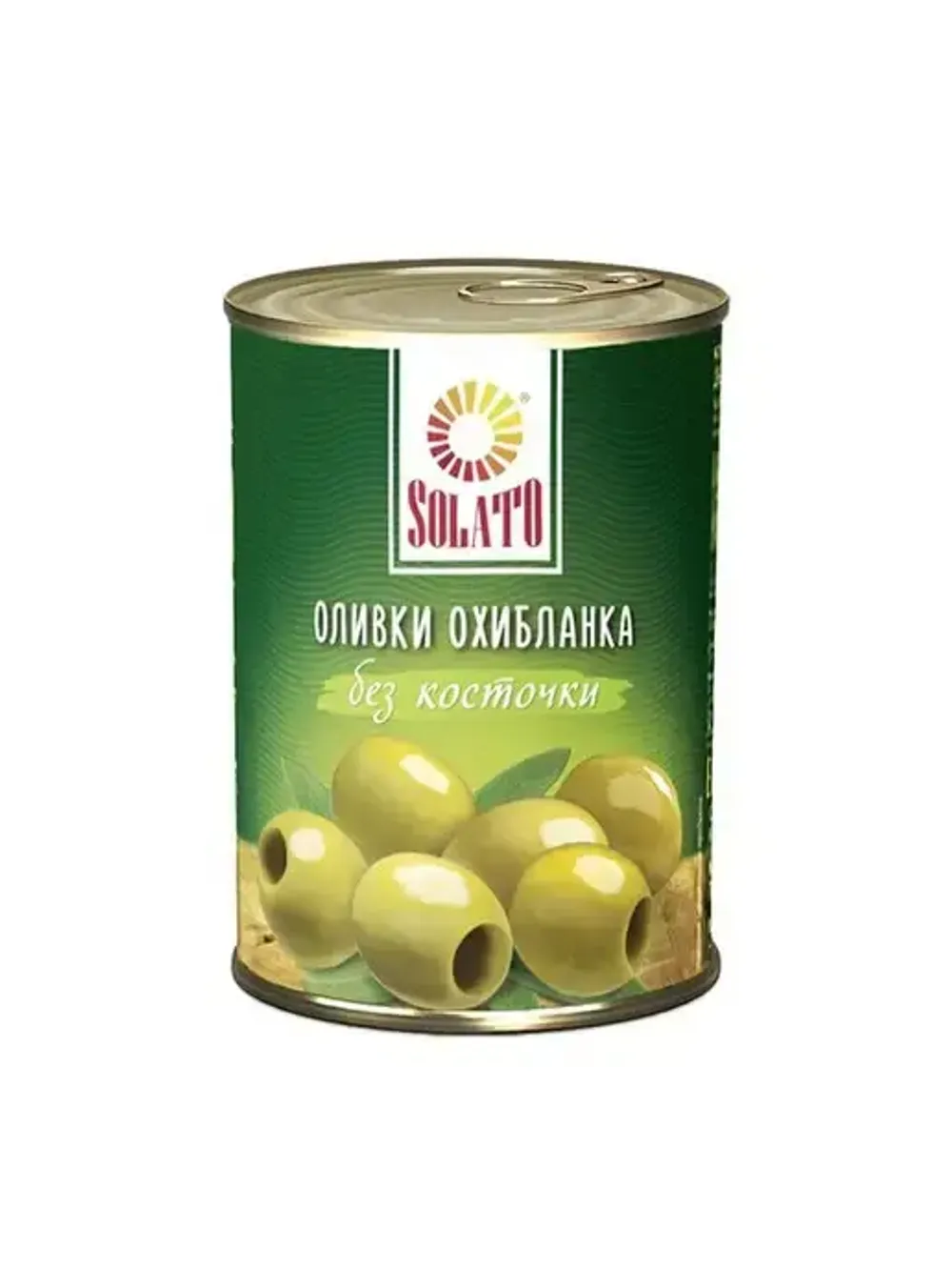 Оливки Solato без косточки 300гр