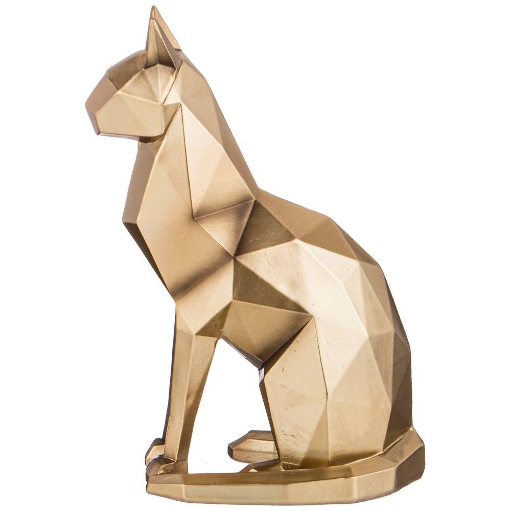 СТАТУЭТКА "КОШКА" 13*9*25 СМ. СЕРИЯ "ОРИГАМИ" (КОР=8ШТ.)