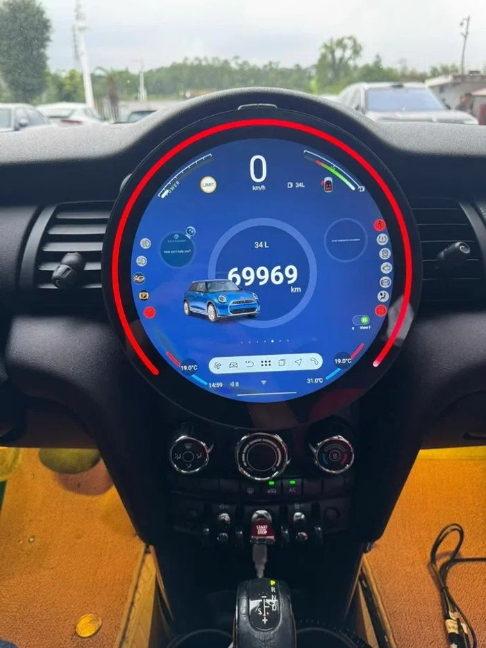 Магнитола для Mini Cooper R56 - Kuberg монитор 11,9" на Android 13, Быстрая, 4G SIM-слот