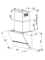 Наклонная вытяжка Korting KHC 69499 GW