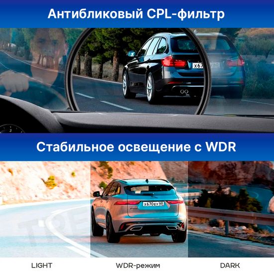 Видеорегистратор TrendVision TDR-725 Real 4K Max