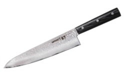 Нож кухонный Поварской-Шеф 20.8см Samura 67 Damascus