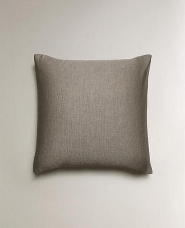 ZARA HOME ОДНОТОННАЯ НАВОЛОЧКА, СЕРЫЙ