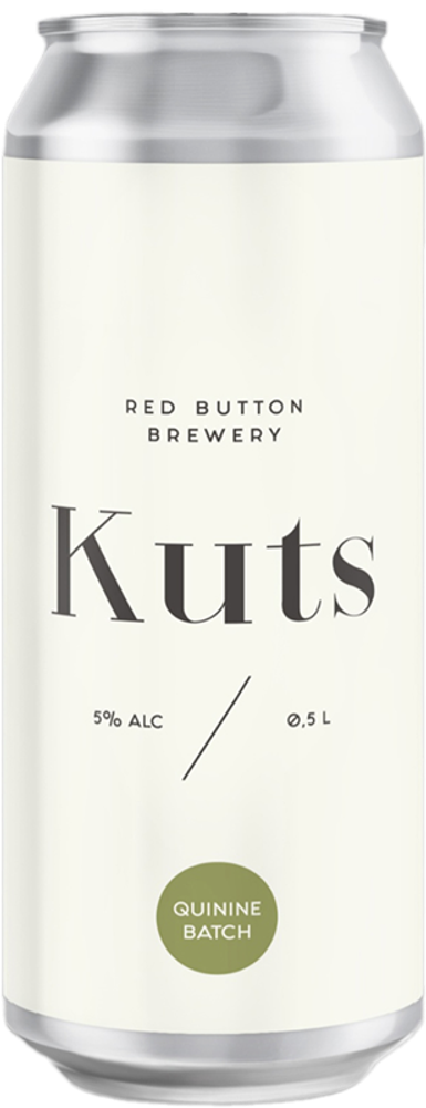 Пиво Рэд Баттон Катс Квинин Батч / Red Button Kuts Quinine Batch 0.5 - банка