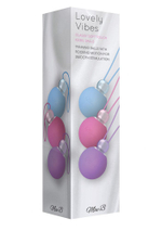 Набор вагинальных шариков Kegel Balls - 3 шт. (Цвет: разноцветный)