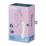 Белый вакуум-волновой вибростимулятор 16,5см Satisfyer Curvy Trinity 5+