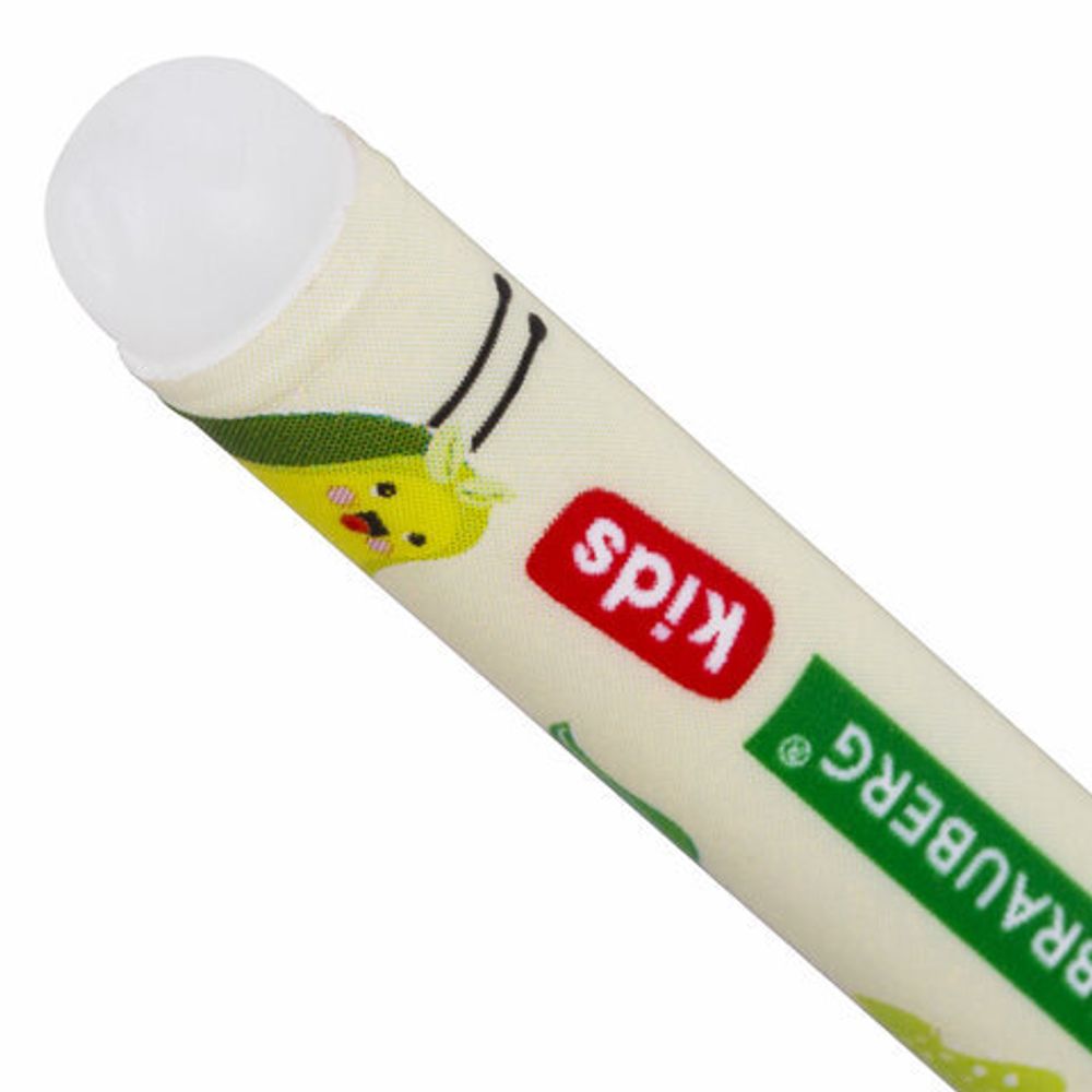 Ручка стираемая гелевая BRAUBERG KIDS "MIX", 1шт, СИНЯЯ, корпус ассорти, игольчатый наконечник 0,5 мм, линия 0,35 мм, 144101