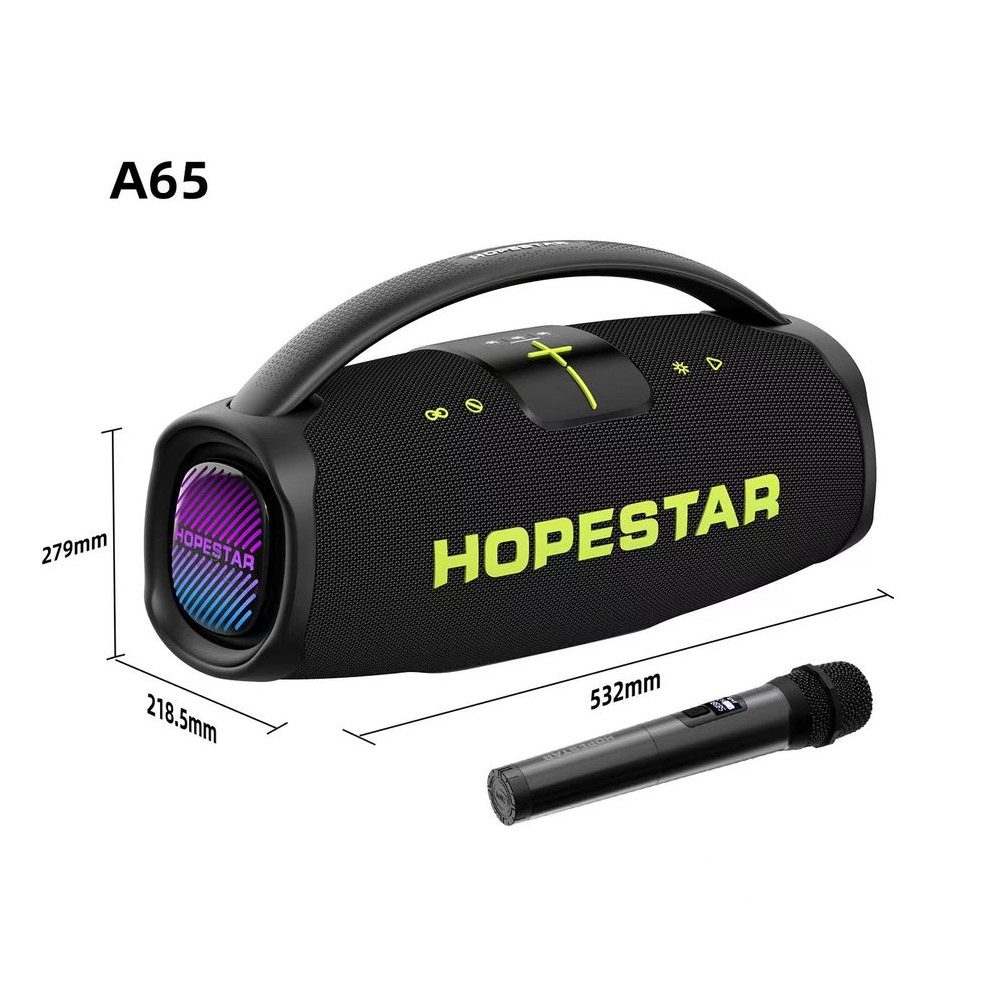 Портативная колонка HOPESTAR A65 300 Вт, черный