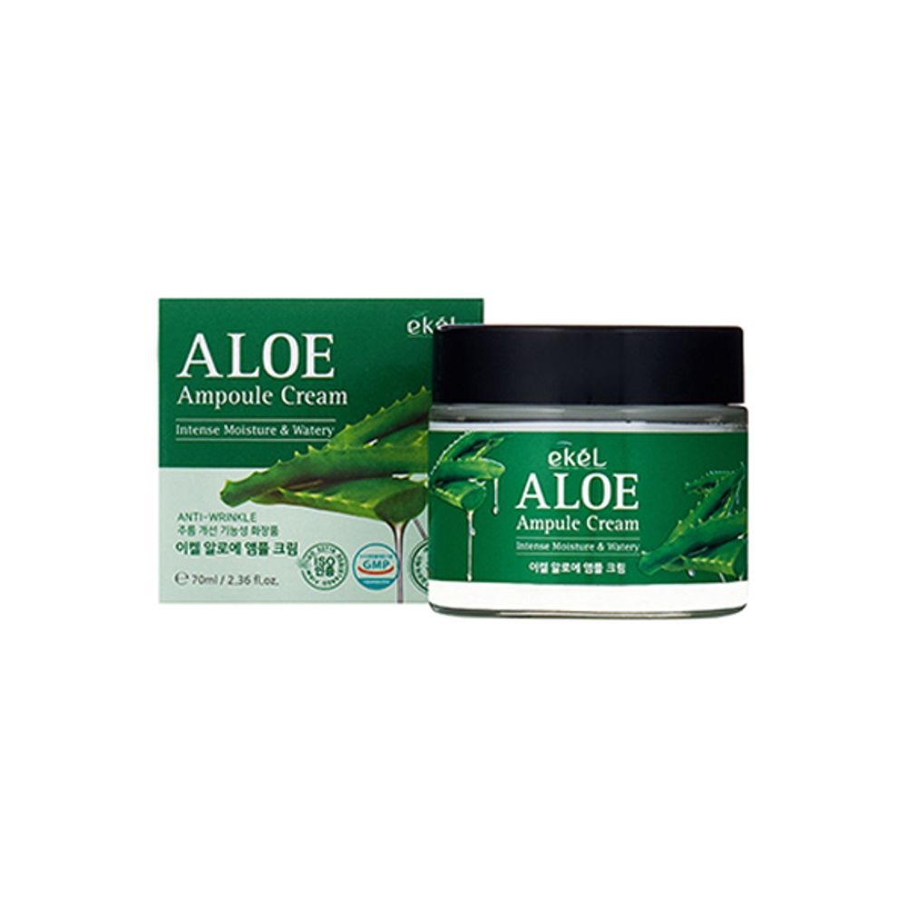 Ekel Ampule Cream Aloe Крем для лица с алоэ 70 мл