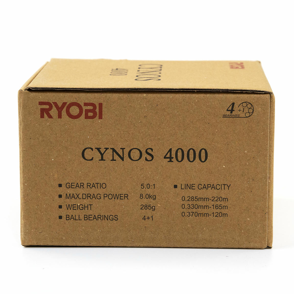 Катушка безынерционная Ryobi Cynos 4000 (4+1BB, мет. шпуля)
