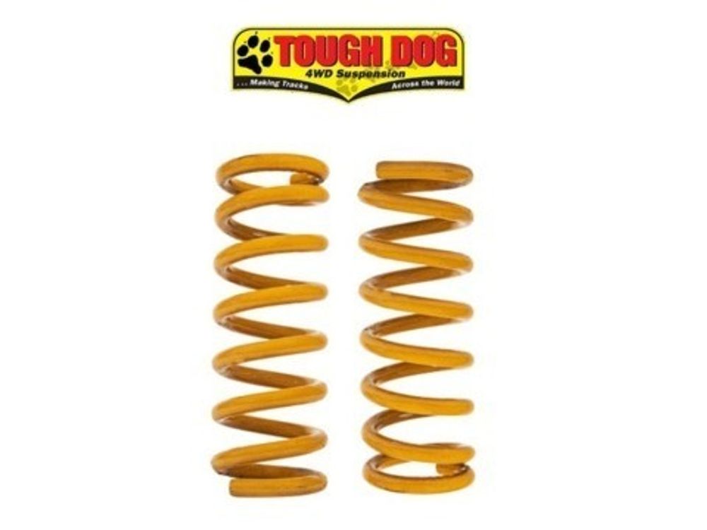 Пружины передние усиленные Tough Dog для TLC 200/ Toyota Tundra, лифт 40 мм, доп. нагрузка бампер и лебедка