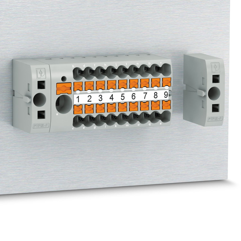PTFIX 6X2,5-NS35 BU - Распределительный блок 3273002