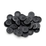 Пуговицы 4 прокола 32L=20 мм, (Black (черный)), 36 шт