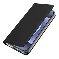 Чехол книжка из PU кожи черного цвета от Dux Ducis для Xiaomi 17, серия Skin Pro Series Case