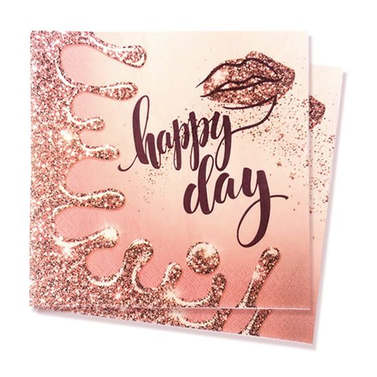 Салфетки "Happy Day" 33х33 см,12 шт.