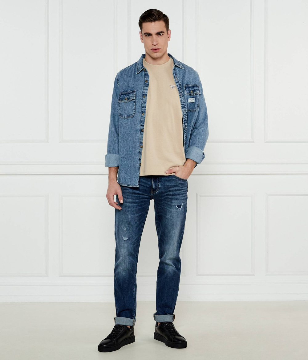 Футболка Guess Jeans - бежевый(M4YI46 K8FQ4)
