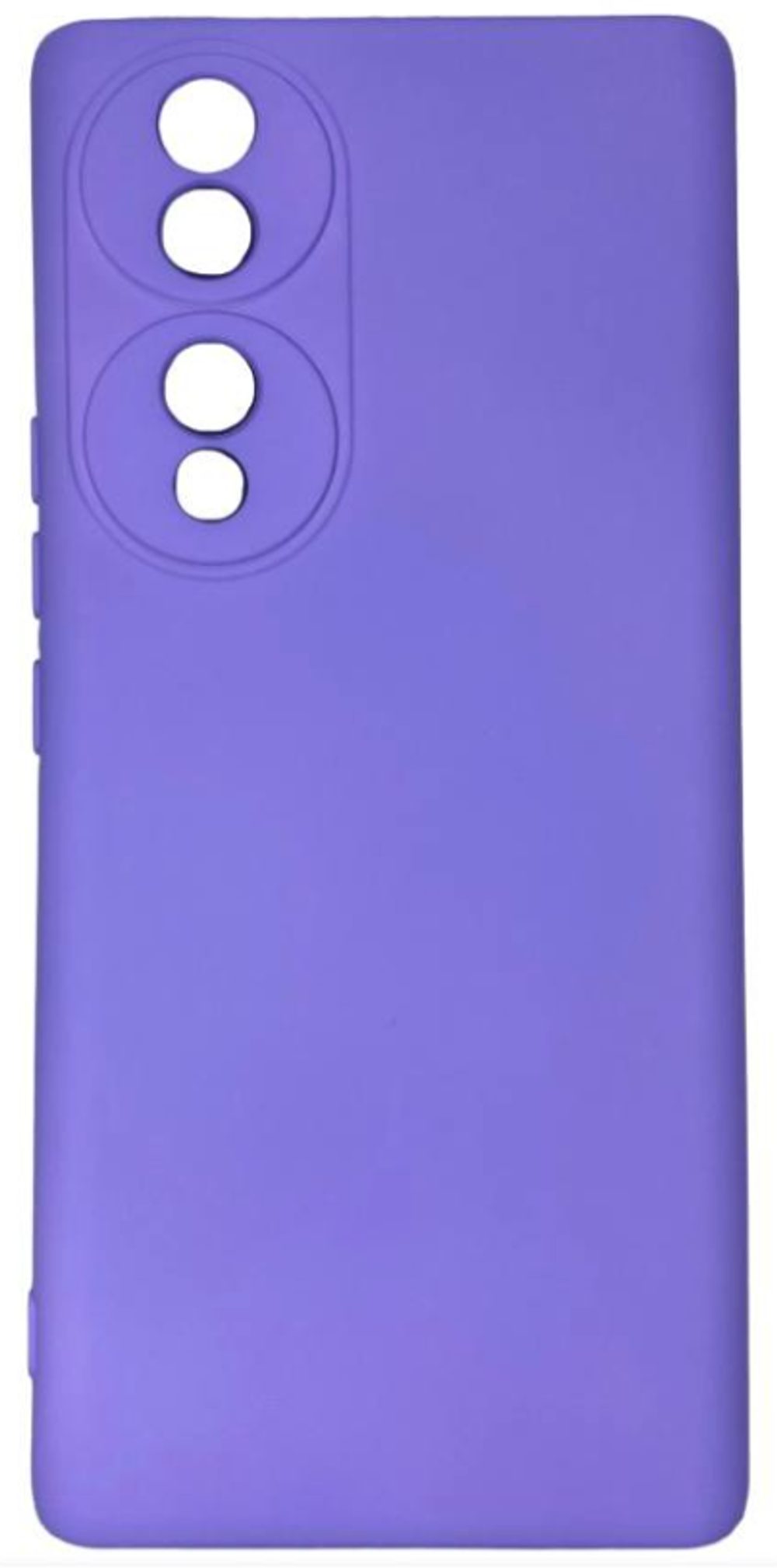 Накладка для Huawei Honor 70 5G Silicone cover без логотипа лаванда