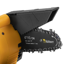 Пила цепная аккумуляторная Kolner KCS 18-10-2K, 18V UNI-M Standard