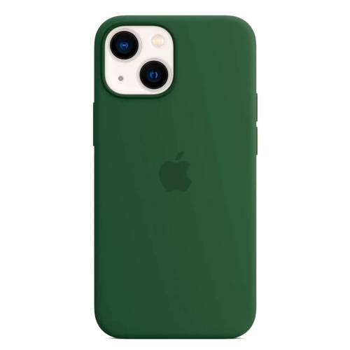 Силиконовый чехол с поддержкой MagSafe Apple Silicone Case для iPhone 13 mini, Clover (Зеленый клевер)