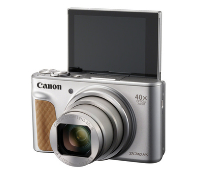 Компактный фотоаппарат Canon PowerShot SX740 HS, серебристый