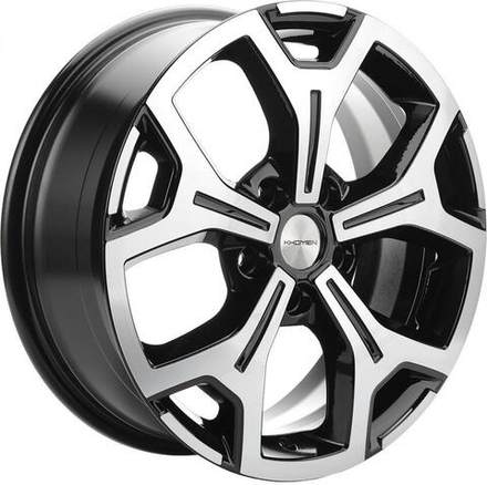Khomen 1710 6.5x17 5x120 ET 60 Dia 65.1 (BFP)