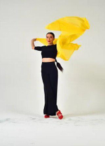 Шаль для восточных танцев Dance Every Wear SM7907 006, желтый
