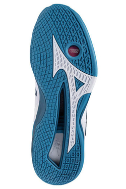 Мужские кроссовки для бадминтона/сквоша Mizuno Wave Stealth Neo - белые/матросские/серебристые