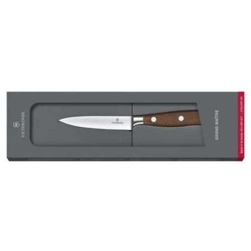 Нож Victorinox столовый, лезвие 10 см прямое, дерево (подарочная упаковка)
