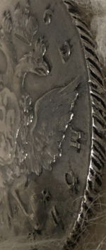 1 рубль 1762 г. СПБ НК. Петр III.