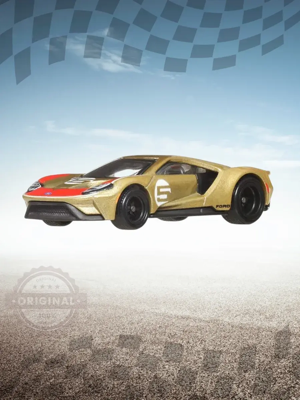 Машинка Хот Вилс 17 Ford GT GJT68 JBL15
