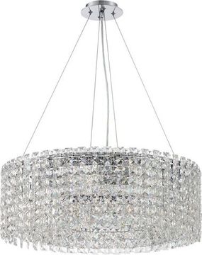 Люстра подвесная 8*Е14 2179/09/08P хром Delone Stilfort