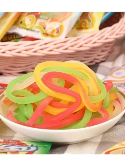 Мармеладные Тянучки шнурки с фруктовыми вкусами 24 г * 5 шт