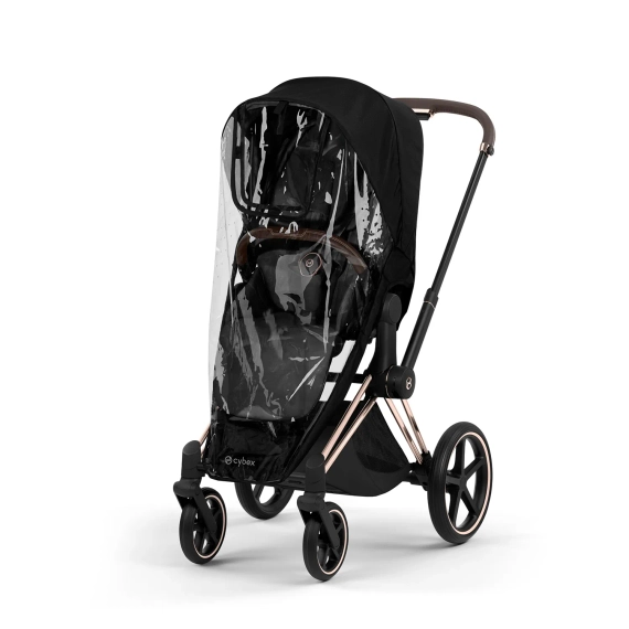 Детская коляска Cybex Priam V Style 2 в 1 Sepia Black на шасси Rosegold