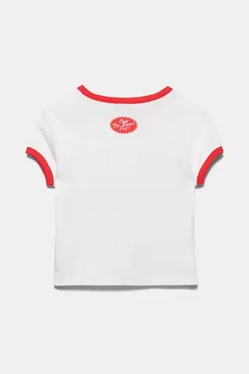 PULL&BEAR Футболка с принтом Cars, цвет льда