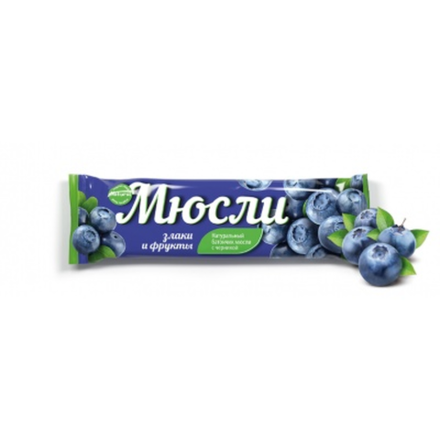 Батончик Effort мюсли черника 40 гр