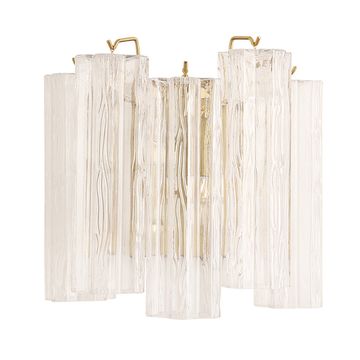 Настенный светильник Е14 Rose AP2 Brass латунь Crystal Lux