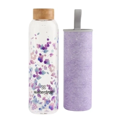 Теннисная бутылка Waterdrop Glass Bottle (600ml) - boost