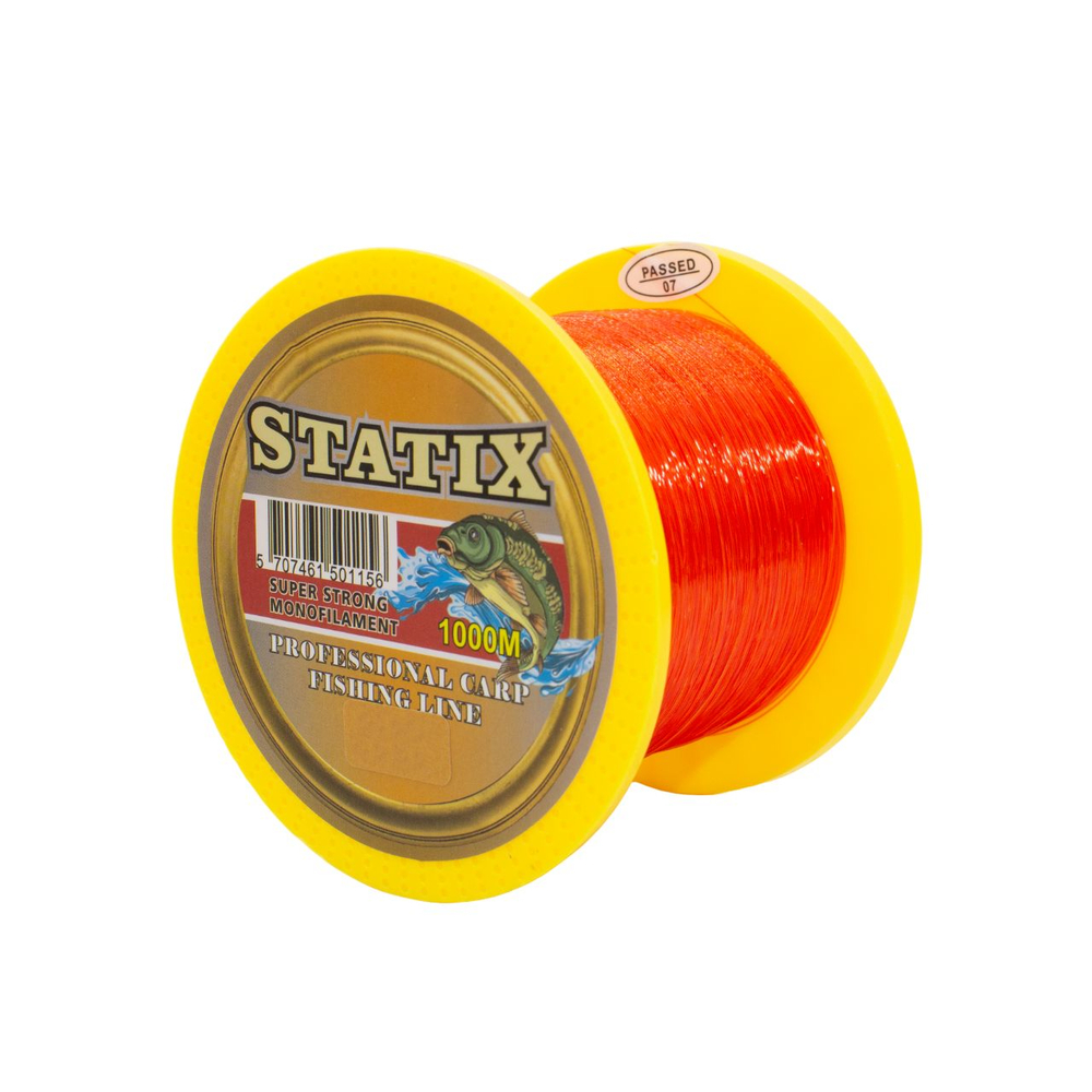 Леска монофильная для жерлиц,поставушек StatiX 1000 м красная 0.26 мм