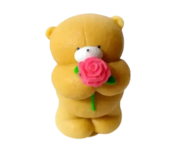 3D Молд, Мишка с цветком