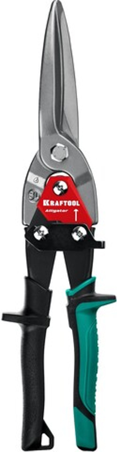 KRAFTOOL Alligator, 290 мм, прямые удлинённые ножницы по металлу (2328-SL)
