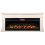 Каминокомплект: Очаг Royal Thermo Aurora RTFP/P-AR60LS, портал California 60 IV, молочный НС-1721292