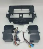 Магнитола для Toyota Land Cruiser Prado 150 2009-2013 (взамен 7" навигации, поддержка JBL и 360) - Kuberg монитор 12.3" в стиле Audi на Android 13, Быстрая, CarPlay, 4G SIM-слот
